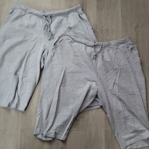 2 Pair JMS knit capris
